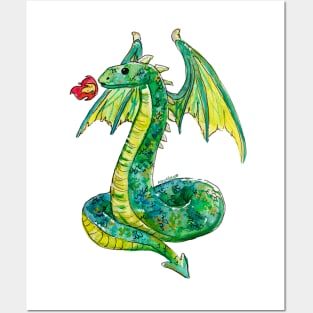 Snake Dragon Posters and Art